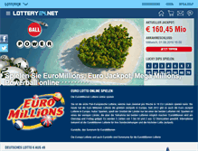 Tablet Screenshot of lottery24.net