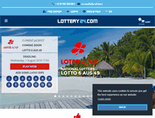 Tablet Screenshot of lottery24.com